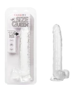 SIZE QUEEN 10"/25.5 CM - CLEAR