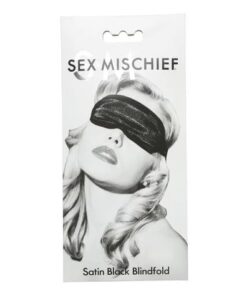 Satin Black Blindfold - Sex & Mischief