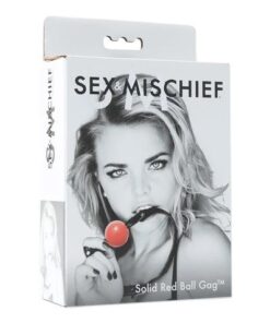 Solid Red Ball Gag - Sex & Mischief