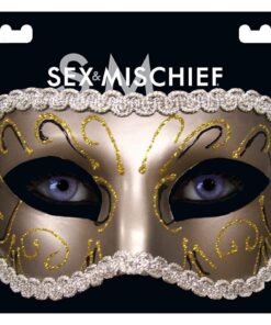 Grey Masquerade Mask - Sex & Mischief