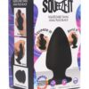 SQ Small Squeezable Anal Plug - Black