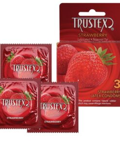 Trustex Flavored Condom-Strawberry (3 pack)