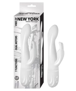 VIBES OF NEW YORK RABBIT MASSAGER-WHITE
