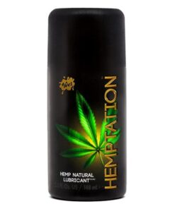 Wet Hemptation Natural  Hemp Formula Lubricant 5 Oz