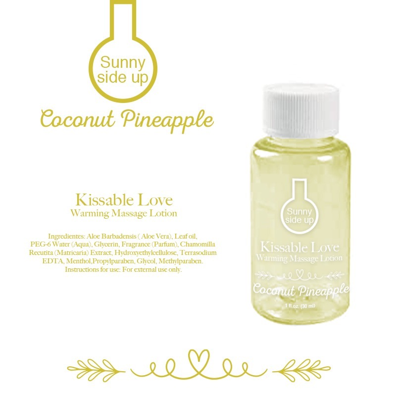 Sunny Side Up Kissable Love Coconut Pineapple