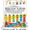LIQUOR LUBE LUBRICANT 10ML TUBES SIX  ASSORTED FLAVORS 72PC/DISPLAY