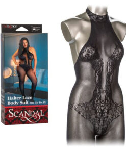 SCANDAL HALTER LACE BDY PLUS