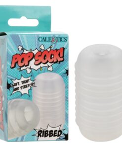 POP SOCK! RIBBED CLEAR