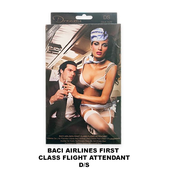 Disfraz Lencería Flight Attendant First Class Baci Dreams Unitalla en Tallas Plus Baci