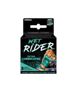 Wet Rider - Extra Lubricated Condoms - 3 Pack