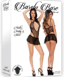 BB-TY-0426-2/HALTER TEDDY & SKIRT PLUS S