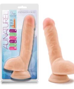Au Naturel 9" Sensa Feel Dildo Beige