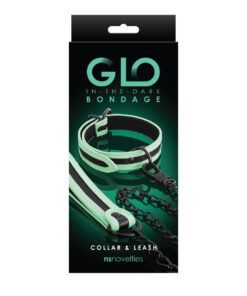 GLO Bondage Collar & Leash GID