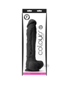 Colours - Pleasures - 10" Dildo - Black