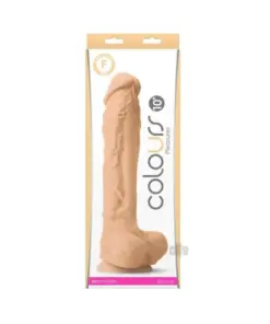 Colours - Pleasures - 10" Dildo - White