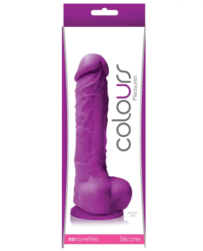 Colours - Pleasures - 5" Dildo - Purple