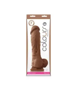 Colours - Pleasures - 8" Dildo - Brown