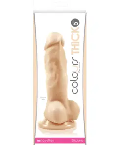 Colours - Pleasures - Thick 5" Dildo - White