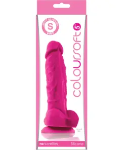 ColourSoft - 5" Soft Dildo - Pink