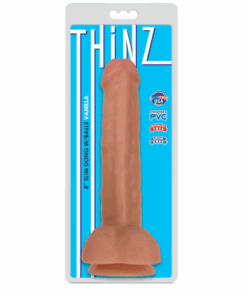 THINZ 8 Inch Slim Dildo with Balls