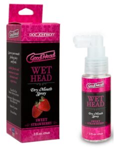 Goodhead Wet Head Dry Mouth Spray Sweet Strawberry 2 Oz