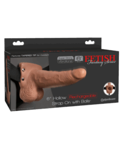 FETISH FANTASY 6" HOLOWS RECHARGEABLE ST
