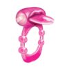 Forked Tongue Vibrating Cock Ring Pink