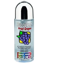 Succulent Warming Lubricant Great Grapes  5.25 Oz