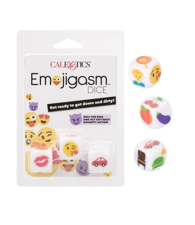 Dados para Juego Erótico Emojigasm Dice CalExotics