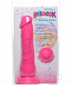 Lollicock 7" Silicone Dildo - Cherry CN-14-0535-33