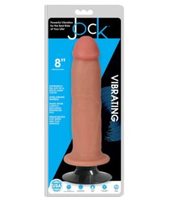 Jock 8 Inch No Balls Vibrating Dildo - Light CN-09-0448-10