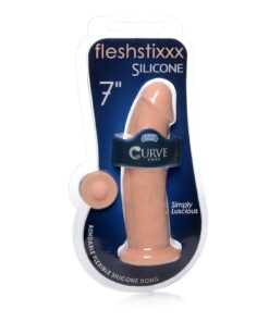 Fleshstixxx 7 inch Silicone Dildo with out ball