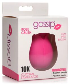 Rose Delight Silicone Thrusting Vibrator
