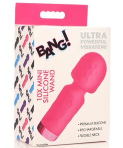 BG 10X Mini Silicone Wand - Pink