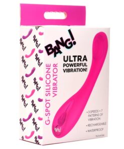 BG G-Spot Silicone Vibrator - Pink
