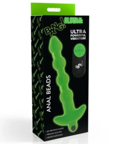 BG Glow-in-the-Dark SiliconeAnal Beads w/ Remote
