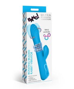 BG Rotating Beaded Silicone Rabbit Vibrator