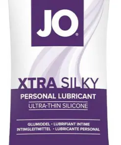 Lubricante de Silicón JO Xtra Silky Sobre 10 ml – Ultrafino con Vitamina E