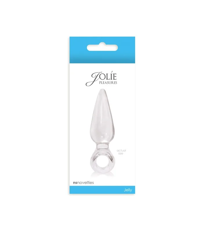 Plug Anal Mini Transparente Jolie Pleasures 9cm NS Novelties