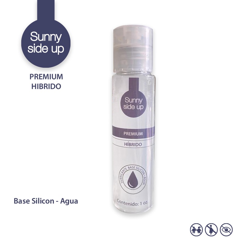 Lubricante Híbrido Base Silicón y Agua Premium 30ml Sunny Side Up