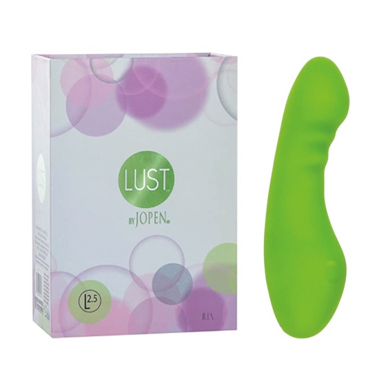 Vibrador Ergonómico Curvo Lust L2.5 Verde Jopen