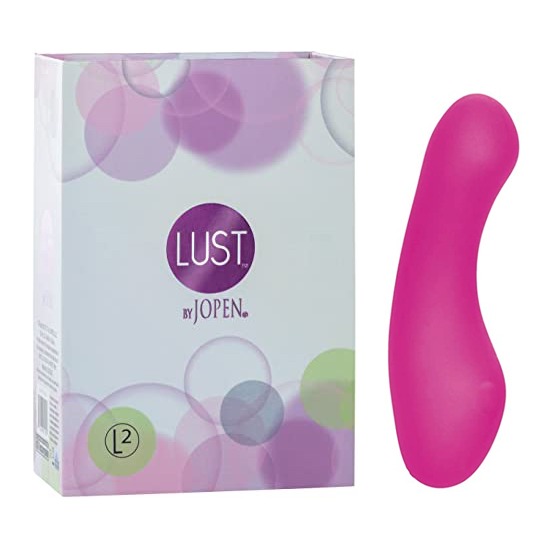 Vibrador Ergonómico Curvo Lust L2 Rosa Jopen