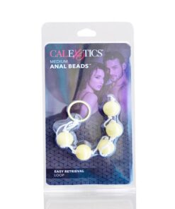 ANAL BEADS - MEDIUM YELLOW