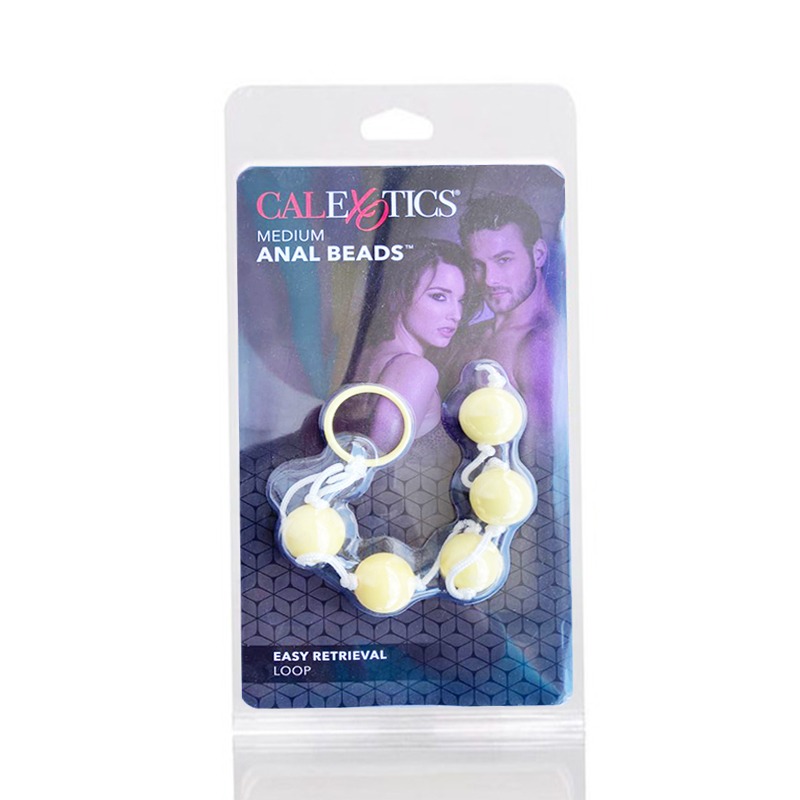 Anal Beads Medium Amarillo CalExotics