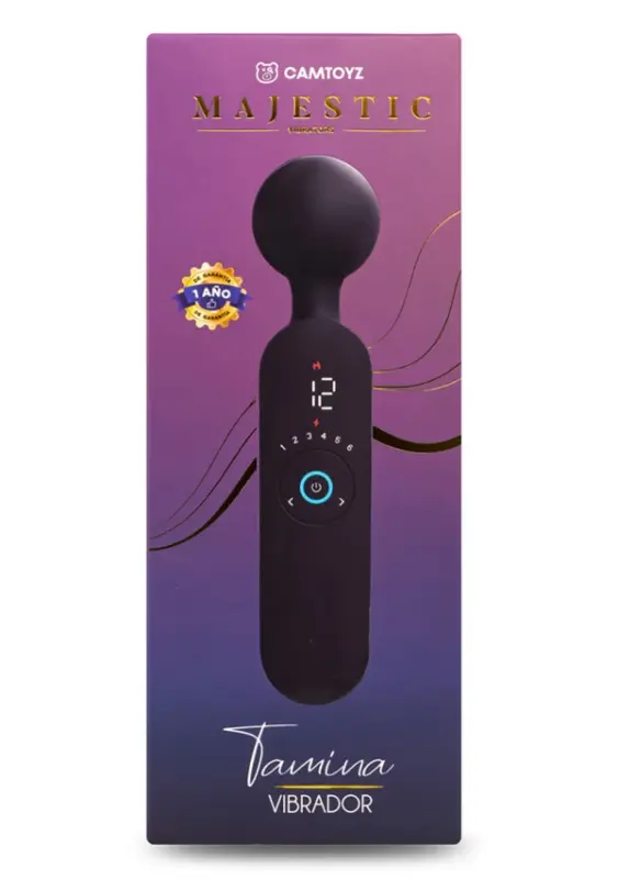 Vibrador de Varita Wand Tamina Recargable 22cm Camtoyz