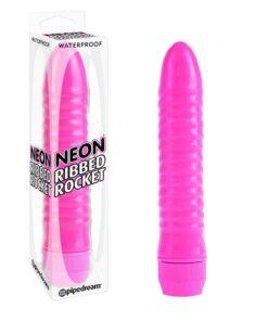 Neon Ribbed Rocket - Pink