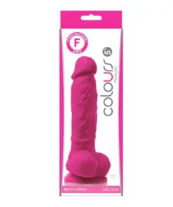 Colours - Pleasures - 5" Dildo - Pink