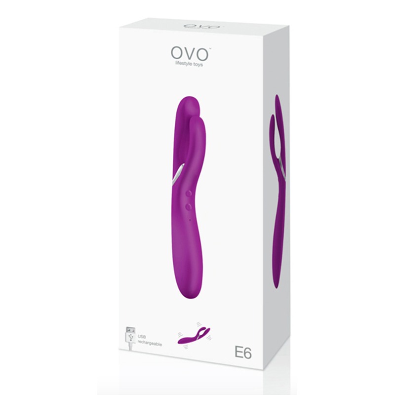 Vibrador Conejo Recargable E6 Lilac OVO