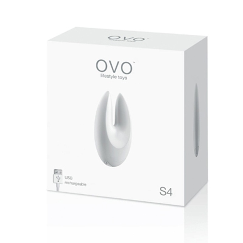 Vibrador de Contacto Recargable S4 White OVO