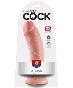 King Cock 8" Cock - Light